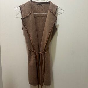 J McLaughlin merino sweater vest long